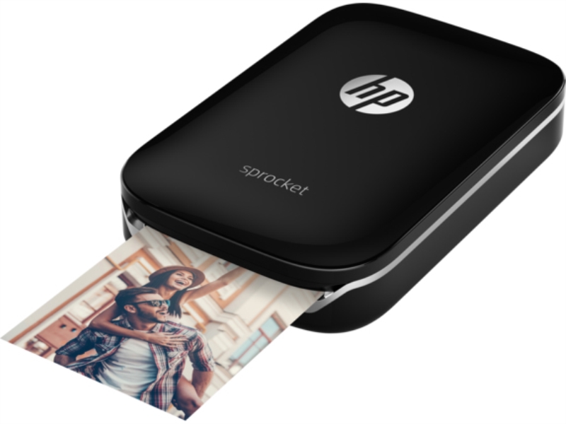 SAMSUNG Stampante per foto HP Pocket con Wi-Fi e entrata USB nero